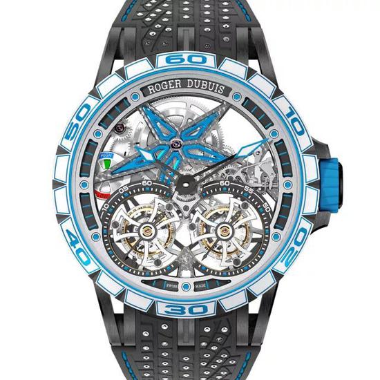 ▲ Jon Olsson佩戴罗杰杜彼 Excalibur Spider PIrelli Sottozero