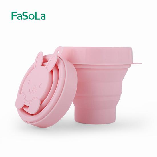 FaSoLa旅行可折叠硅胶杯 图片源自FaSoLa官网