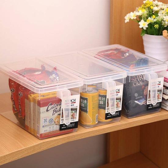WORLDLIFE和匠 厨房储物盒带手柄保鲜盒 价格约89元3个 亚马逊有售 图片来自www.amazon.cn