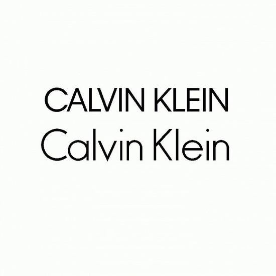 Calvin Klein品牌Logo前后对比 图片来源：Calvin Klein