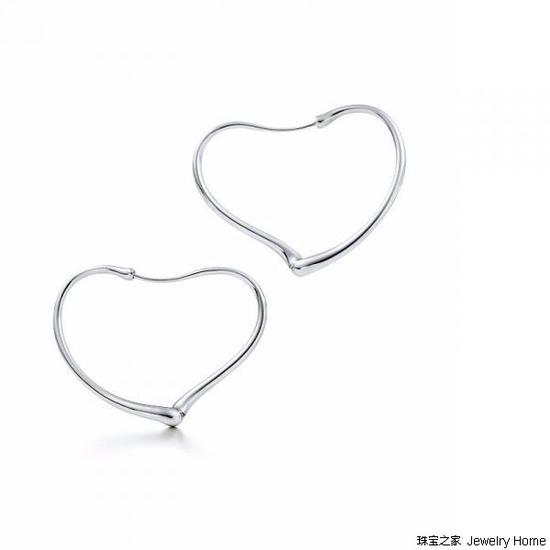 Tiffany & Co.蒂芙尼 Elsa Peretti™系列 Open Heart耳环