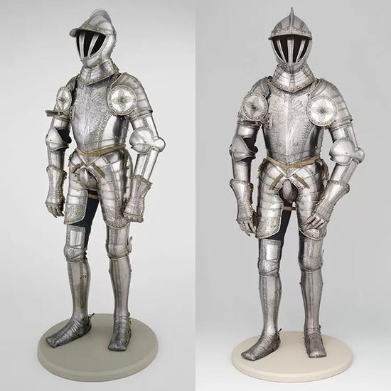 ▲ 神圣罗马帝国皇帝费迪南德一世在 1549 年使用的盔甲