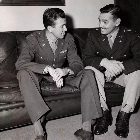 James Stewart 与 Clark Gable