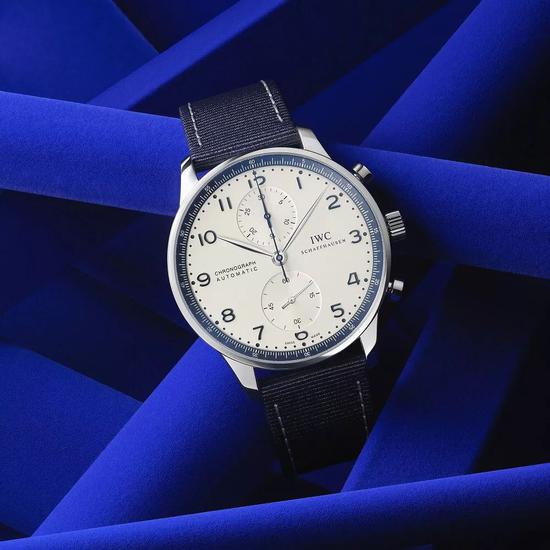 Portugiese rChronograph BUCHERER BLUE