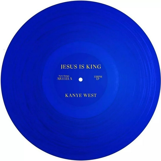  蓝色封面的《Jesus Is King》