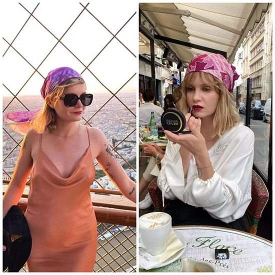 秋天的第一条丝巾,你会怎么系?-幽兰花香 秋天的第一条丝巾,你会怎么系?-幽兰花香