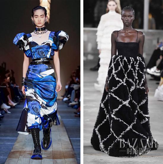 Alexander McQueen 2019秋冬秀场,Valentino 2019早秋秀场