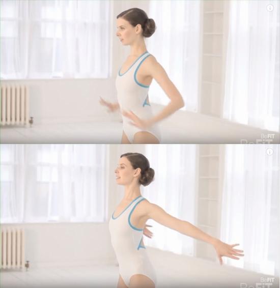 美丽芭蕾——天鹅臂 图片源自youtube截图