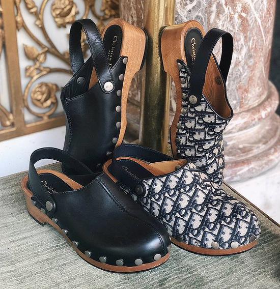 DiorQuake木底鞋 图片来源：Dior Twitter