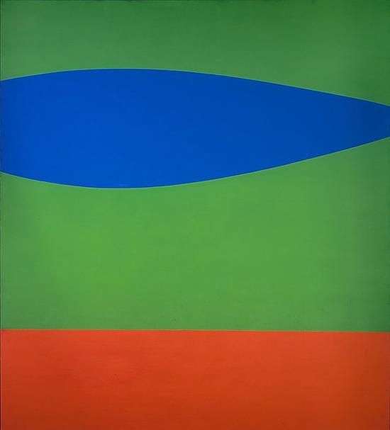 埃斯沃斯·凯利的作品《蓝绿红》