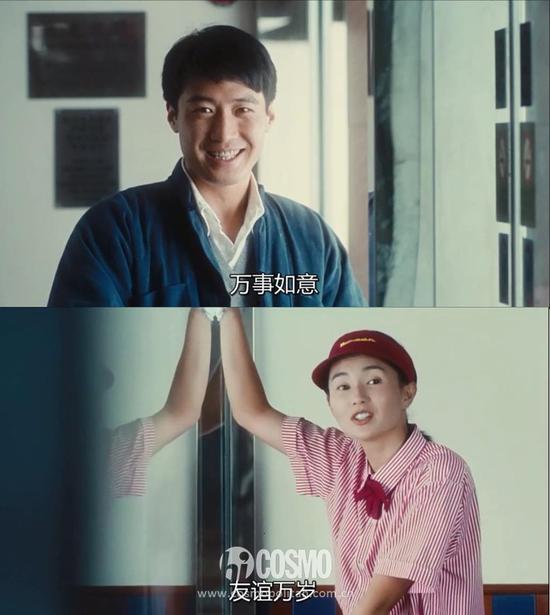 剧里面的她很爱穿衬衫+风衣,搭半裙、搭仔裤,清爽干净。