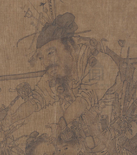 故宫博物院藏《货郎图》中的货郎形象 (非此次展品)
