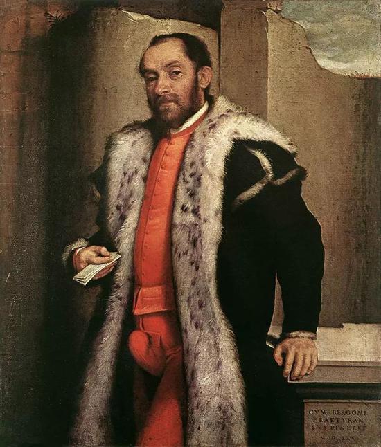 ▲ 1565 年，意大利画家 Giovanni Battista Moroni 创作的画像