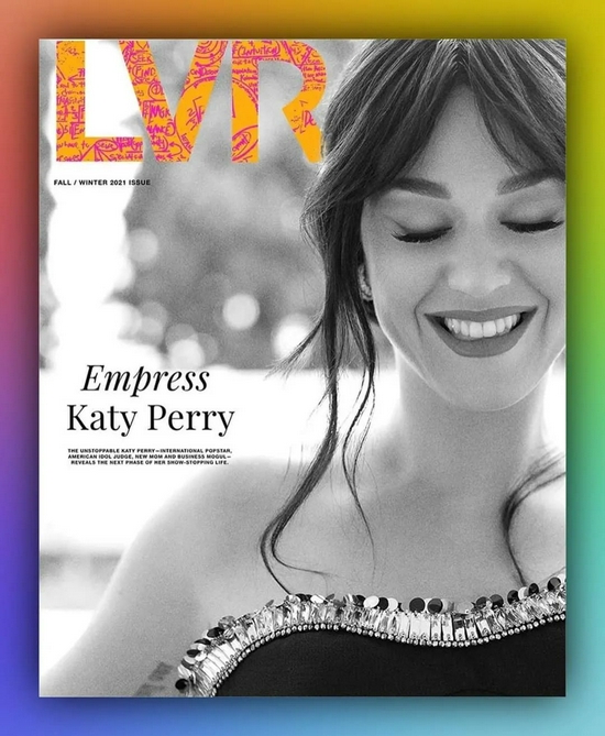 水果姐Katy Perry 登上九月刊封面，黑发造型爷青回！