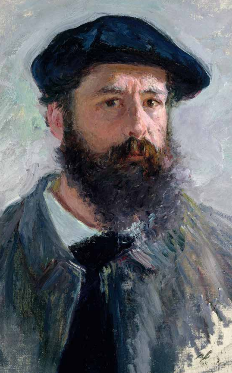 克劳德·莫奈《自画像》(Self-Portrait),创作于1886年,为私人藏品。