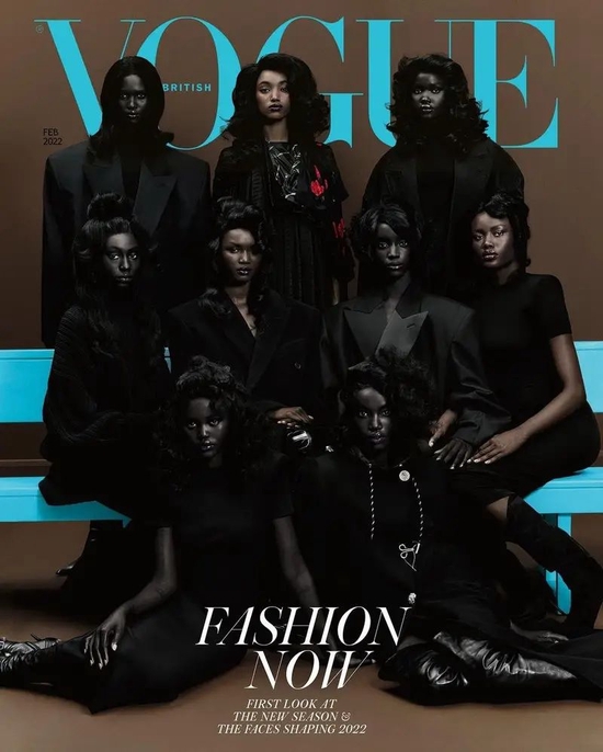 英国版《VOGUE》发布全黑人模特封面！