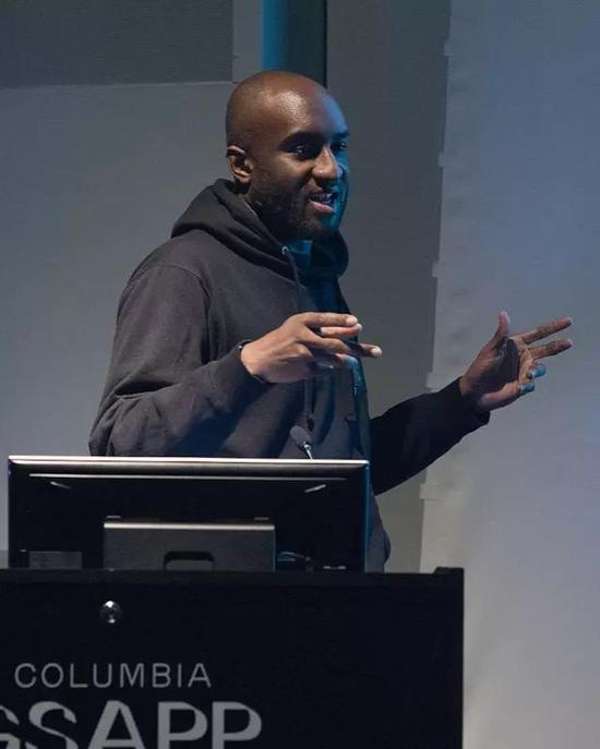 Virgil Abloh 在哥伦比亚大学演讲