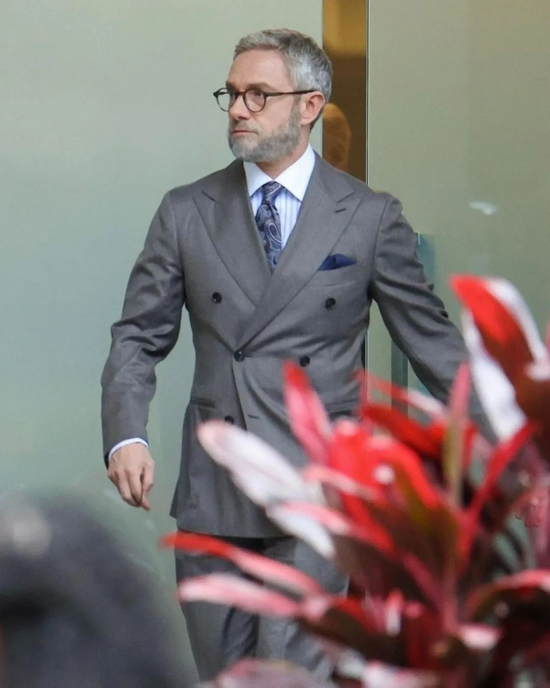 当地时间8月26日，Martin Freeman现身亚特兰大进行拍摄