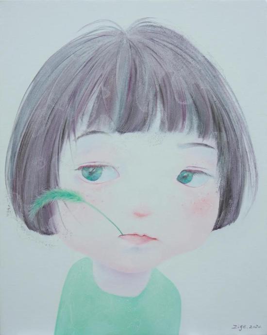 模样83,40x50cm,布面油画,2020