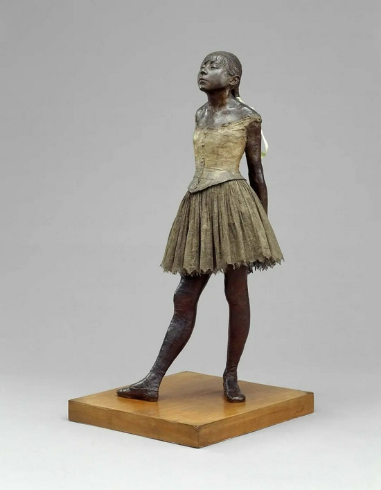 《十四岁的小舞者》,约1878-1881年,埃德加·德加。National Gallery of Art