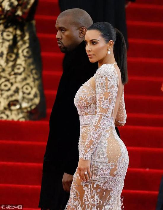 Kim & Kanye in Met Gala 2015