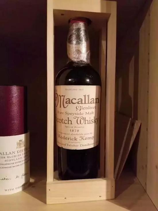 朋友喝的 Macallan 1878