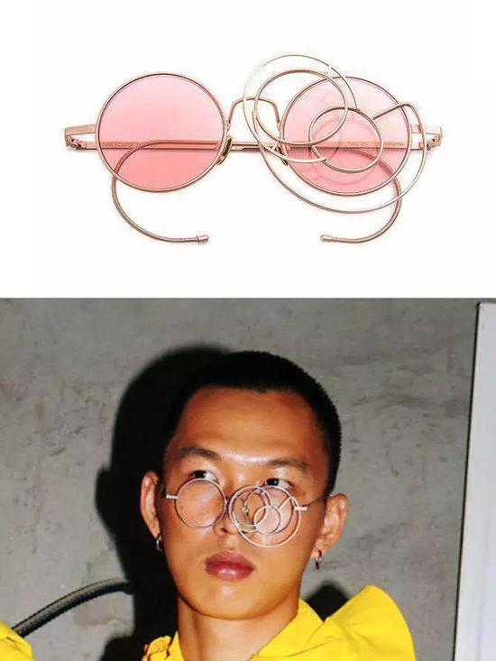 从左至右为1.VersaceSS19 Men’s fashion show. 2.Gentlemonster HALO HALO KG1 3.mieu-eyewear 月蚀系列