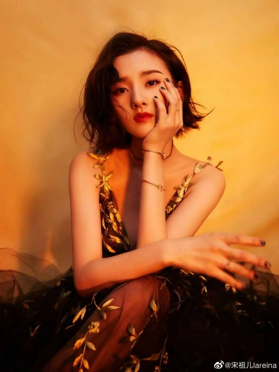 迪丽热巴欧阳娜娜的短发 容易打理还显脸小-幽兰花香 迪丽热巴欧阳娜娜的短发 容易打理还显脸小-幽兰花香