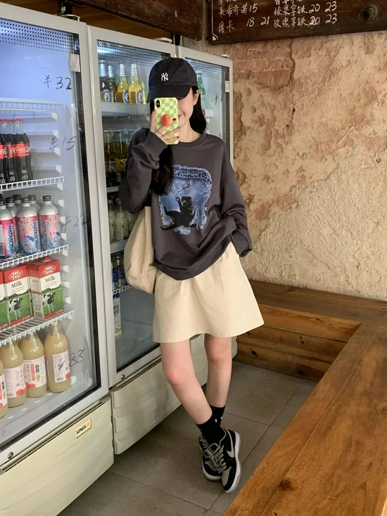 换季不知道怎么穿?卫衣+半裙错不了!!-幽兰花香 换季不知道怎么穿?卫衣+半裙错不了!!-幽兰花香