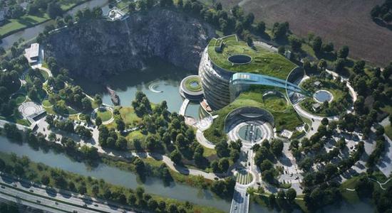 中国再造“世界建筑奇迹” 这深坑酒店终于要开业了