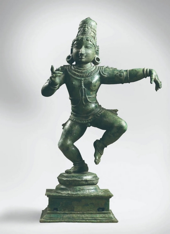  印度泰米尔纳德邦的青铜雕像 图片：BBC网站