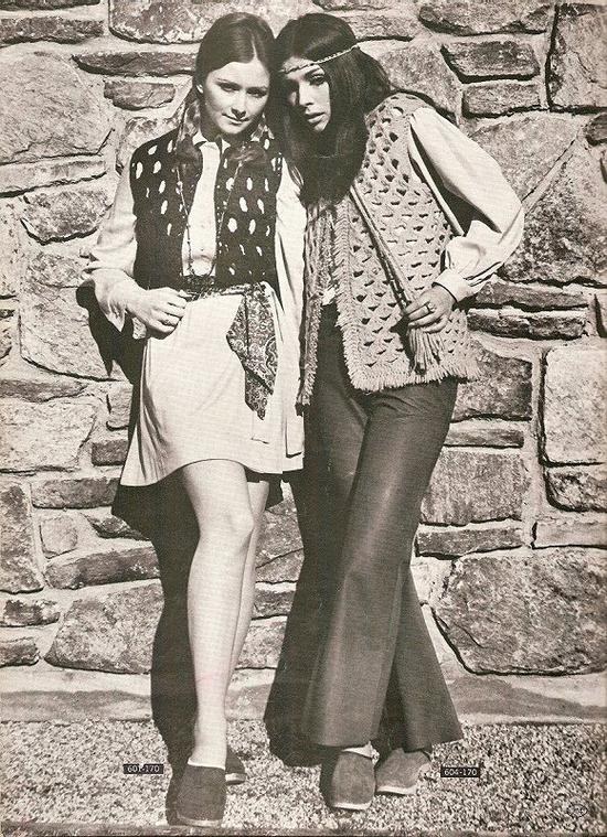 1970年代的嬉皮士 图片来源：Pinterest
