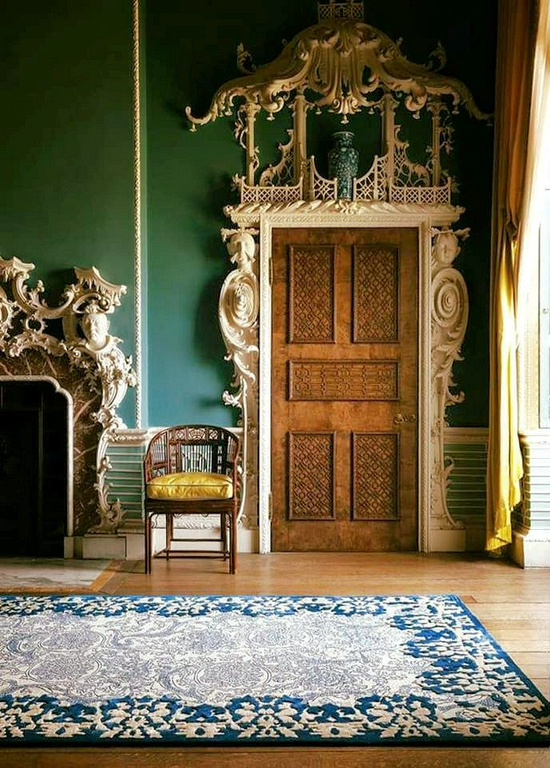 克莱顿庄园的中式房间 Architectural Digest 图