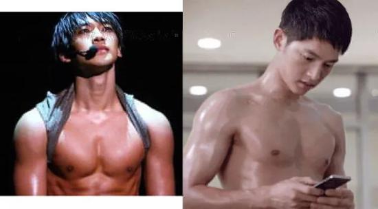 从 Rain 到宋仲基,长相标准在游走,但胸必须有