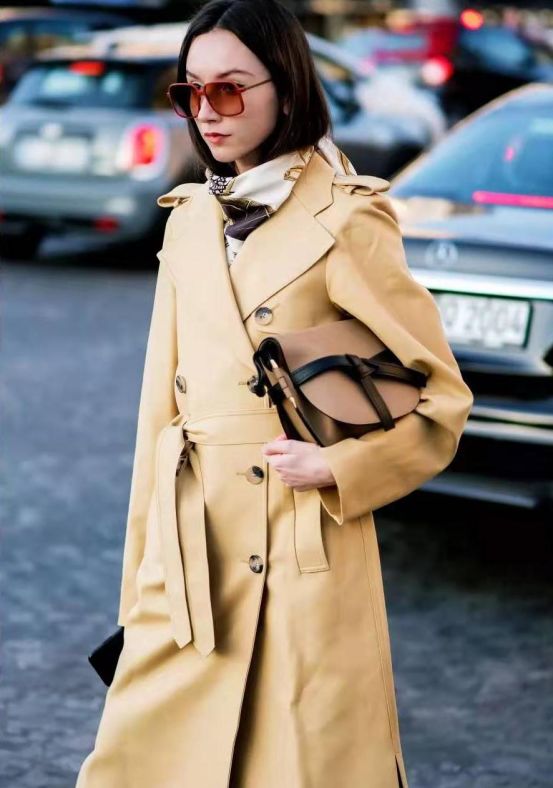 风衣围巾系法_围巾系法(2)