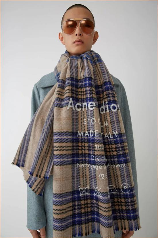 ACNE STUDIO 男士格纹围巾 1668 RMB