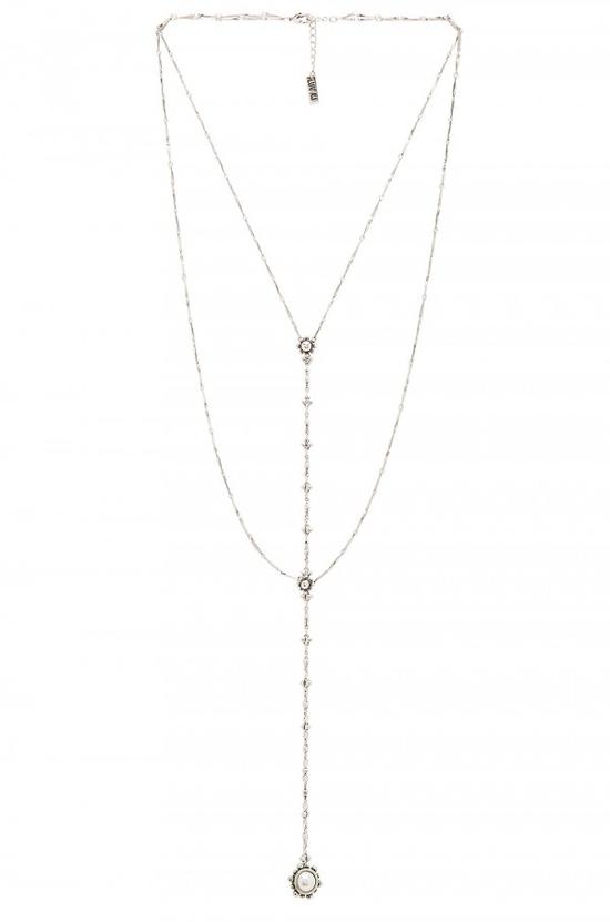 Luv AJ 镀银多层项链组合,¥690.00