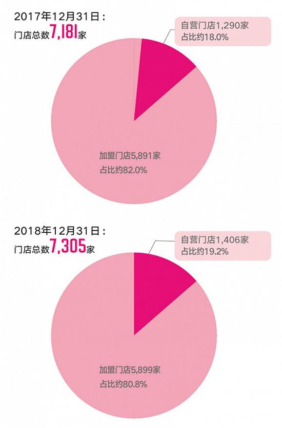 都市丽人门店类型比例