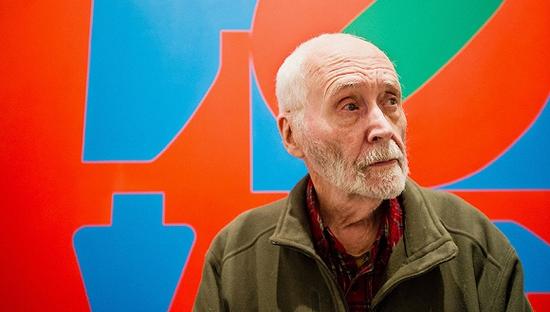 美国波普艺术家罗伯特-印第安纳（Robert Indiana，1928.9.13-2018.5.19）