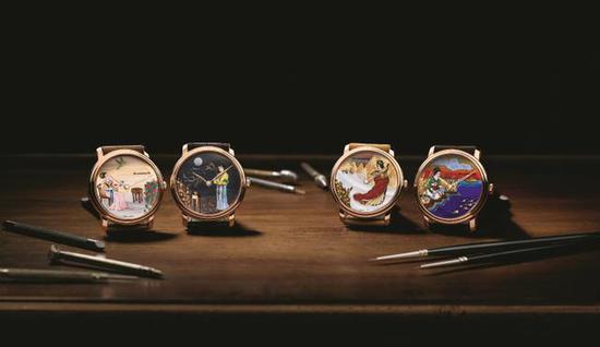 宝珀Blancpain艺术大师工作室“四大美人”高级定制腕表