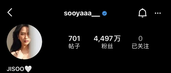 Jisoo IG截图