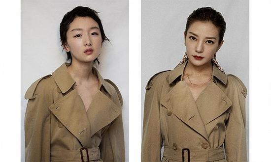 赵薇和周冬雨共同担任Burberry品牌代言人 图片来源:Burberry