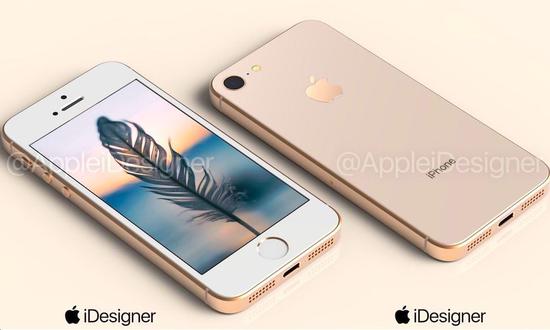 (新 iPhone SE 遐想图,图源:iDesigner)