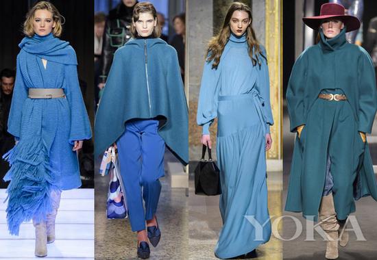 左起:Les Copains、Emilio Pucci、Anteprima、Alberta Ferretti