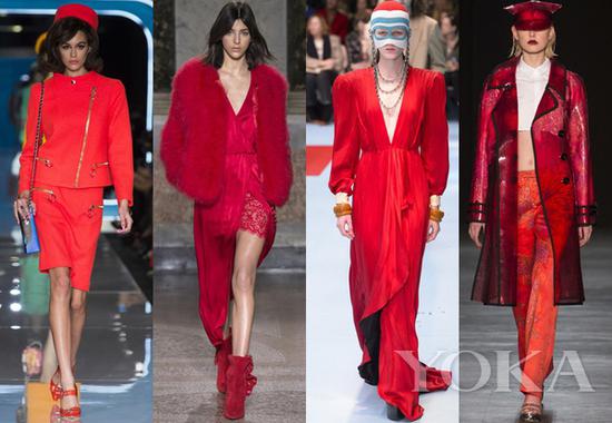 左起:Moschino、Aniye By、Gucci、Daizy Shely