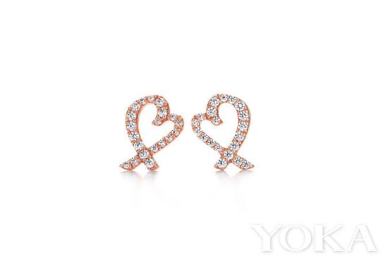 Tiffany Paloma Picasso Loving Heart耳环,¥ 26,700,图片来自蒂芙尼官网。