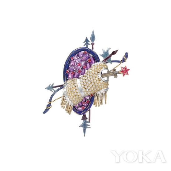 Jean Schlumberger设计的胸针,图片来自Jewels du Jour。