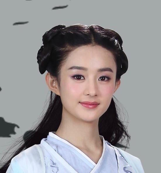 赵丽颖“女儿国”中纯美 古装造型美出最新高度