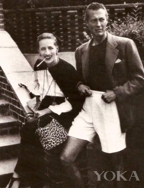 戴安娜·弗里兰和丈夫,图片来自Diana Vreeland Legacy。