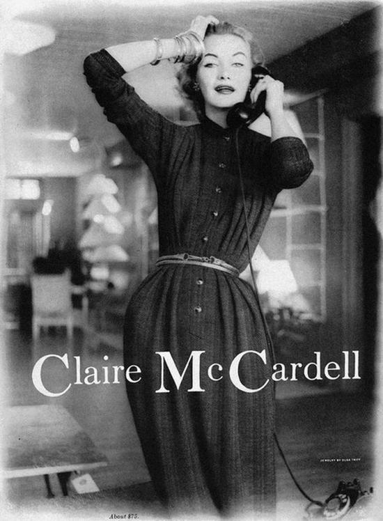 1950： Claire McCardell 围裹裙（Wrap Dress）